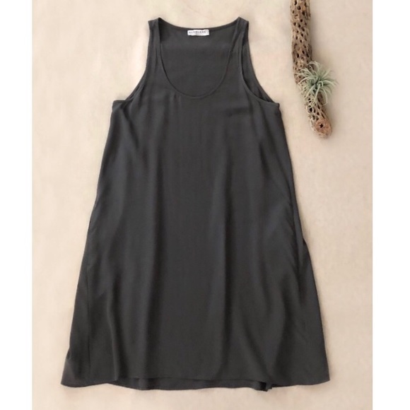 Everlane Dresses & Skirts - Everlane Gray Silk Tank Dress sz S